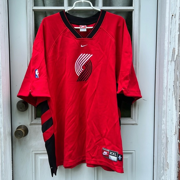 Portland Trail Blazers Authentic 1998-99 NBA Nike Shooting Shirt Men’s TALL XXL - Picture 1 of 8